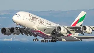 60 MINUTES of Plane Spotting at San Francisco Airport (SFO/KSFO)