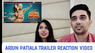 Arjun Patiala Official Trailer Reaction Video, Diljit, Kriti, Varun, Rohit Jugraj