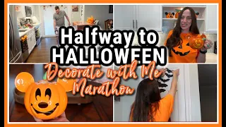 HALFWAY TO HALLOWEEN DECORATING MARATHON | Decorating for Halloween  | Halloween Decor Ideas