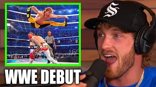 LOGAN PAUL ON WWE DEBUT: "THAT S**T HURTS!"