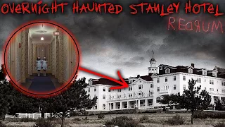OverNIGHT Haunted STANLEY HOTEL (Stephen King's The SHINING) 24 HR "EXTREME" OVERNIGHT CHALLENGE