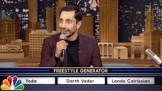 Riz Ahmed Freestyle Raps About Star Wars