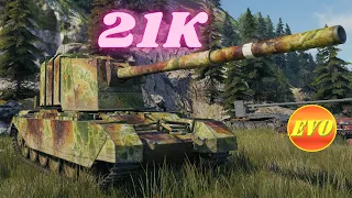 21K Damage with  FV4005 Stage II 11K & FV4005 10.4K  World of Tanks ( Shitbarn,БАБАХА )