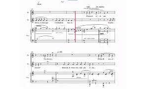 O soave fanciulla from La Boheme by G. Puccini (Karaoke, Study Guide)