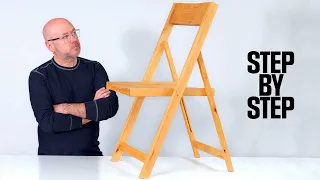 How to make a wooden folding chair.