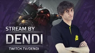 Dota 2 Stream: Na`Vi Dendi playing Pudge (Gameplay & Commentary)