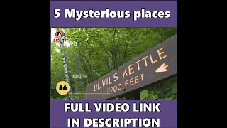 Top 5 unsolved mysteries of mysterious places || hessdalen lights || kalachi village mystery #shorts