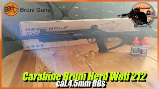 Bruni Herd Wolf 212 cal.4.5mm BBs rifle! A 2022 novelty for leisure!