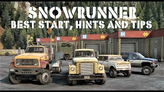 SnowRunner Xbox One BEST START! Upgrades, hints and tips to get you trucking
