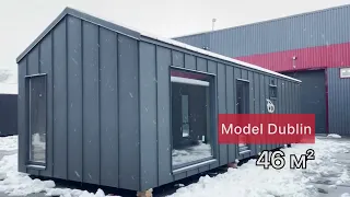 Модульний будинок модель Dublin, 46 м2, прямує до Ісландії, виробник Українська Мрія, Житомир