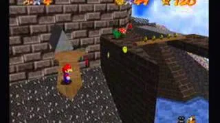 Super Mario 64 - Whomp's Fortress 100 coins + Red coins