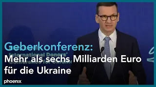 Internationale Geberkonferenz zur Einrichtung eines Solidaritätsfonds für die Ukraine