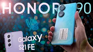 Best camera under $500 🔥 Honor 90 VS Samsung Galaxy S21 FE comparison