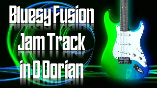 Bluesy Fusion Jam Track in D Dorian 🎸 Guitar Backing Track