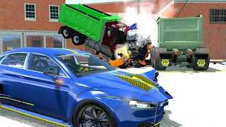 BeamNG Drive Crashes - INSANE CRASHES #118 | Crashes Plus