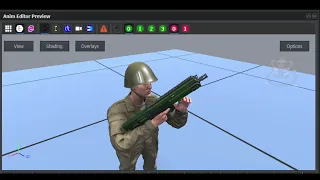 Enfusion Workbench - Arma Reforger Reload Animation Test