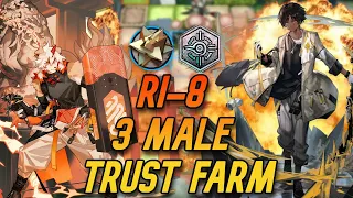 【Arknights】RI-8 - 3 Male Clear (Trust farm)