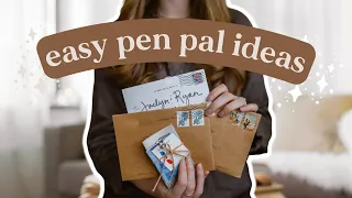 happy mail + goodies | pen pal series pt 1
