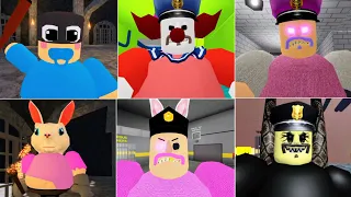 Roblox All Barry's Prison Run Scary Obby Type Of Games Jumpscares