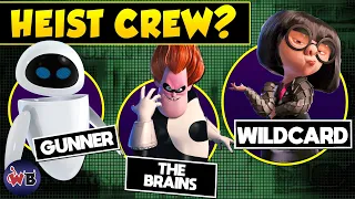 Which PIXAR Characters Would Make the Best Heist Crew? 🚨