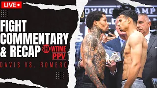 Davis vs. Romero (MAIN EVENT) LIVE Commentary & Post Fight RECAP & Highlights | FAN CHAT