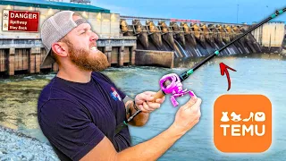 CHEAPEST Fishing Gear vs STRONGEST River Fish CHALLENGE!!