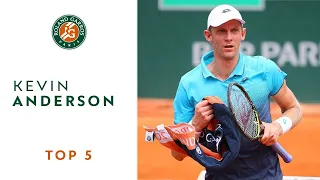 Kevin Anderson - TOP 5 | Roland Garros 2018