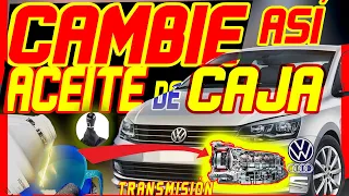 ¿YA LO CAMBIÓ? CÓMO CAMBIAR ACEITE de CAJA TRANSMISIÓN manual AUTOMATICO para Polo, Vento,Jetta,GOLF