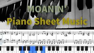 "MOANIN'" piano sheet music