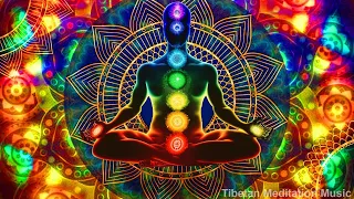 Full Night Chakra Healing | Unblock Higher Chakras | 432Hz Sleep Meditation Music | Body & Aura