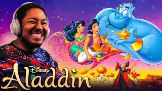 First Time Watching *ALADDIN* And Witnessing The Greatness Of Robin Williams!