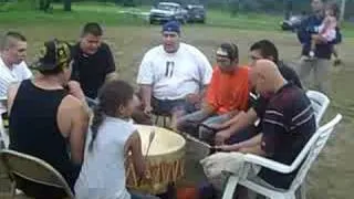 Traditional Ojibwe Drumming