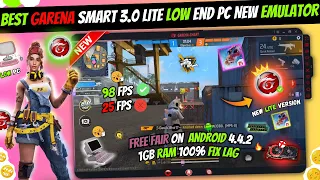 New Garena Smart 3.0 Best Emulator For Free Fire OB42 Low End PC - 1GB Ram Without Graphics Card