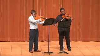 Selection from 24 duets for 2 violas