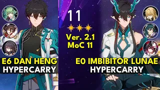 E6 Dan Heng Hyper & E0 Imbibitor Lunae Hyper | Memory of Chaos Floor 11 3 Stars | Honkai: Star Rail