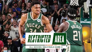 All-Access: Bucks Beat Suns In NBA Finals Game 3 | Giannis Drops 40 Points | Locker Room Access