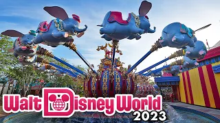 Dumbo the Flying Elephant 2023 - Magic Kingdom Ride at Walt Disney World [4K60 POV]