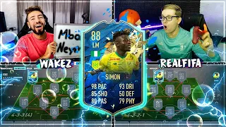 FIFA 20: TOTS SIMON Squad Builder Battle 🔥🔥 RealFifa vs Wakez !!