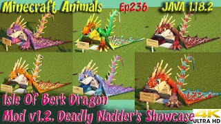 Isle Of Berk Dragon Mod v1.2 Deadly Nadder Dragons Taming Breeding JAVA 1.18.2 Animals Ep236