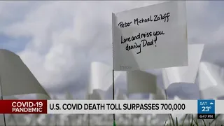 U.S. COVID-19 death toll surpasses 700,000