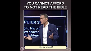 You Cannot Afford to Not Read the Bible - Peter Tanchi - First Things First Snippets