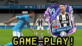 99 OVR SERIE A TOTS RONALDO GAMEPLAY! FIFA MOBILE 19 BEST STRIKER?