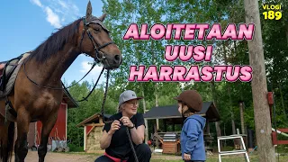 MITÄ MEIDÄN PERHEESSÄ HARRASTETAAN? | EKA RATSASTUSTUNTI MY DAY