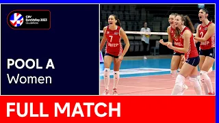 Full Match | Croatia vs. Romania - CEV EuroVolley 2023 Qualifiers