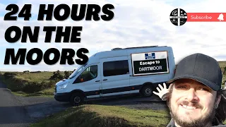 Vlogging 24 hours on Dartmoor | VAN LIFE UK