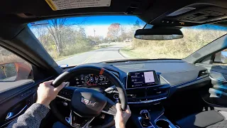 2022 Cadillac CT4 V Blackwing | POV Walkaround and Test Drive
