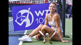 Pliskova - Giorgi // Canadian Open Women's Singles Final // Giorgi Wins Convincingly .