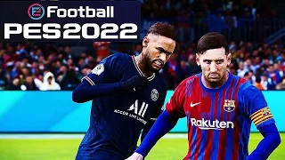 NEYMAR vs FC BARCELONA | PES 2022 PS5 MOD Ultimate Difficulty 4K Texture HDR Next Gen