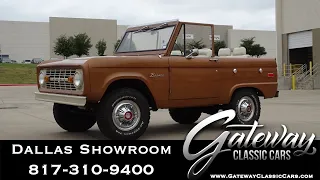 1973 Ford Bronco #1413-DFW Gateway Classic Cars of Dallas