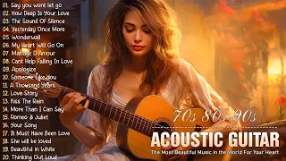Top 30 Melodies Beautiful Guitar Music to Soothe Your Heart 🎶💖 RELAXING INSTRUMENTAL MUSIC ROMANTIC